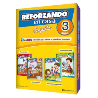 PACK INICIANDO EN CASA 2 Años Coquito (Caja de 3 libros) - Coquito