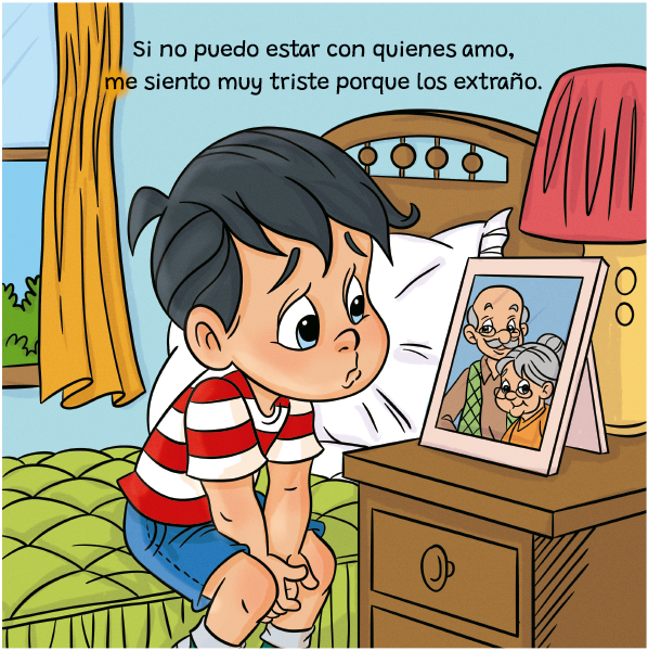 niño triste emoción